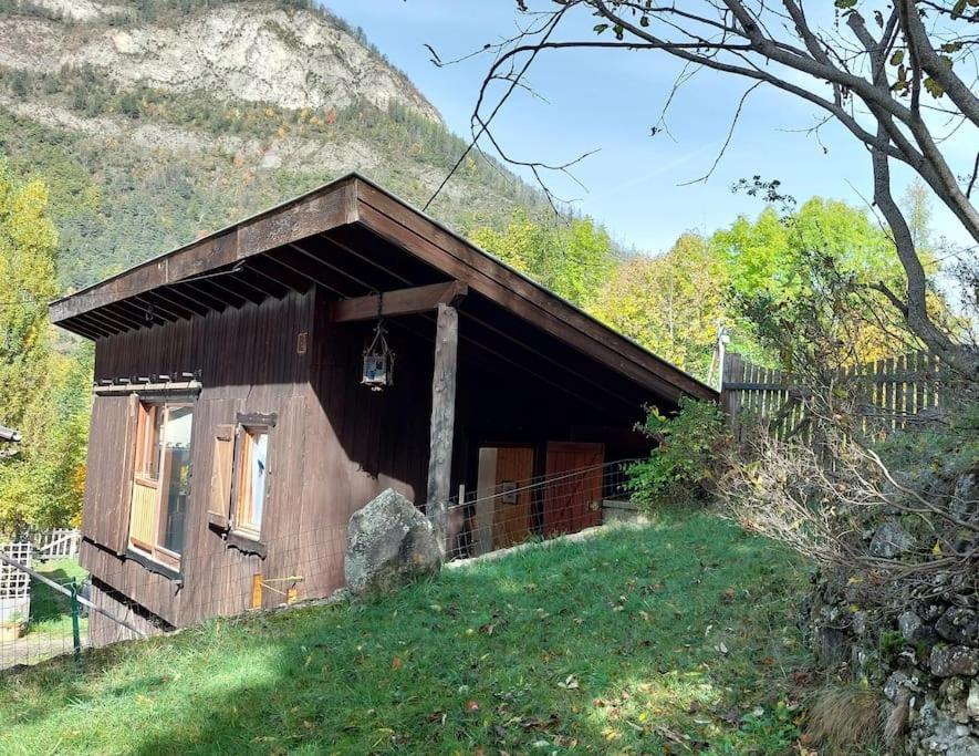 Mini Chalet Dans Le Mercantour Colmars Exterior photo